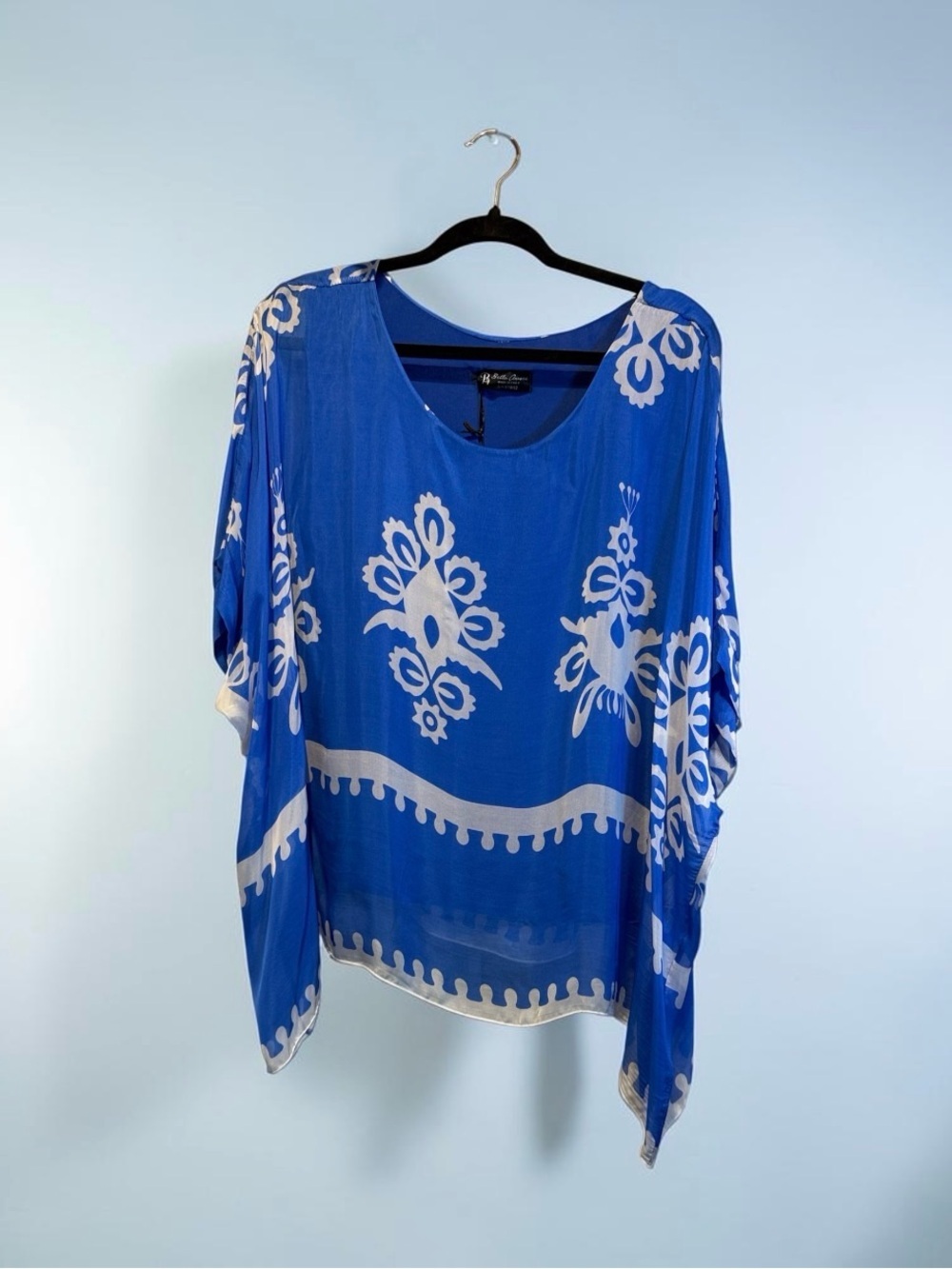 Bella Amore Italian Brand Blue and White Printed Women's Camisole